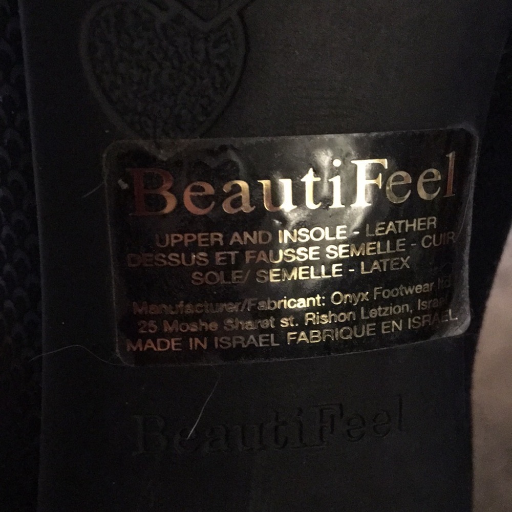 BeautiFeel Black Jolie Shiny Scale Print  Suede Slip On Leather Flats - Picture 9 of 10